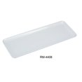 thumbnail image 1 of Rome Rectangular Plate, White - 15.5 in. - Pack of 24, 1 of 1