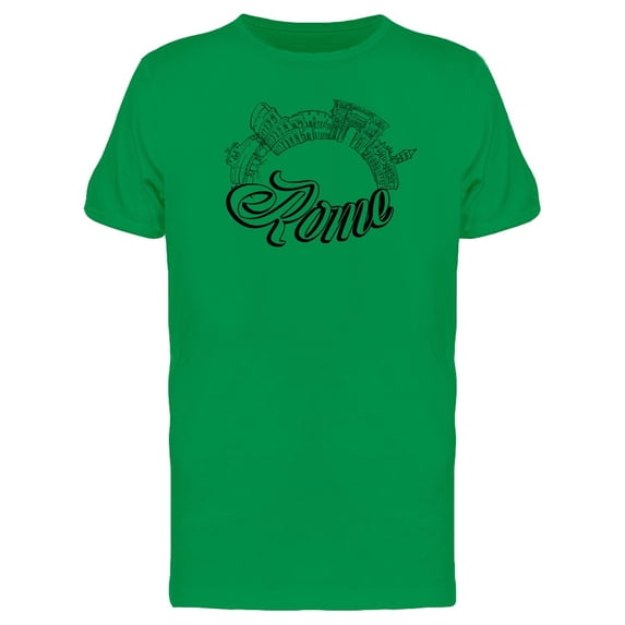 Rome Round Landmarks Tee Men's -Image by Shutterstock