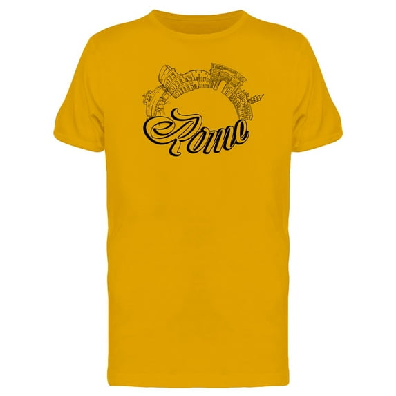 Rome Round Landmarks Tee Men's -Image by Shutterstock