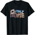 thumbnail image 1 of Rome T-shirt funny Colosseum Italy Typography Souvenir, 1 of 4