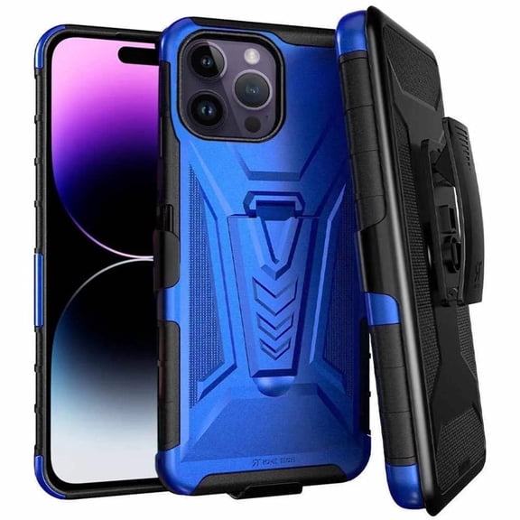 Rome Tech iPhone 14 Pro Max Belt Clip Holster - Blue