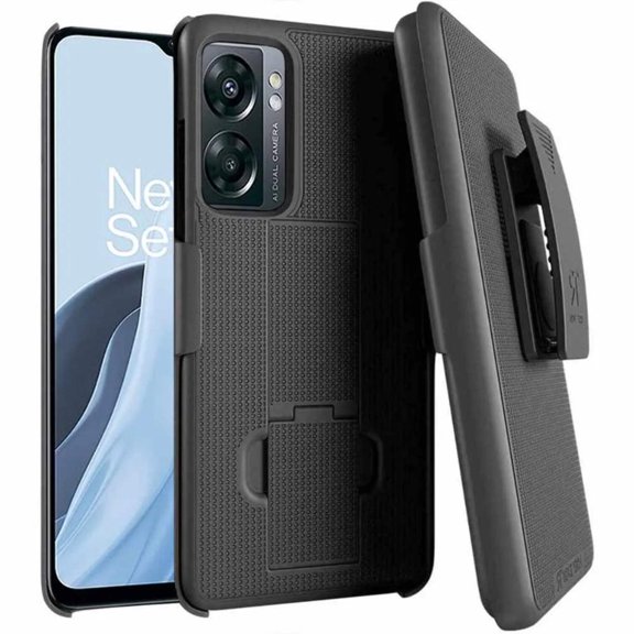 Rome Tech OnePlus Nord N300 5G Belt Clip Phone Case - Black