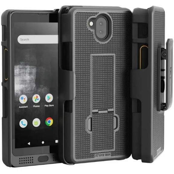 Rome Tech Sonim XP10 5G Belt Clip Phone Case - Black