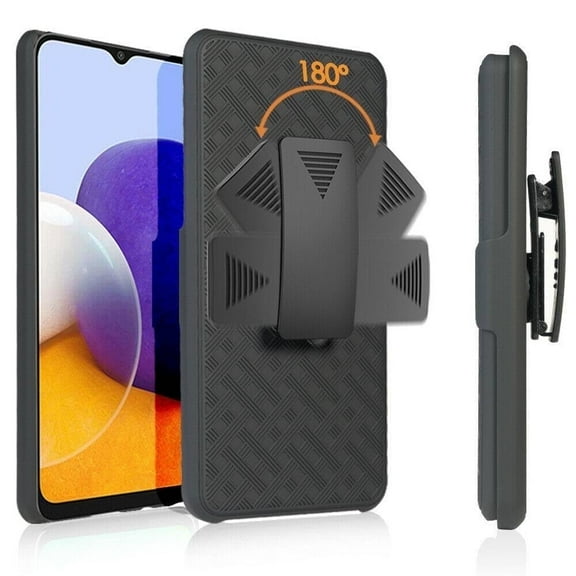 Rome Tech Boost Mobile Celero 5G Shell Holster Combo Case - Black