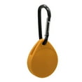 thumbnail image 1 of Rome Tech Drop-Shaped Style Fob Case with Carabiner for AirTag, Yellow, 1, 1 of 4