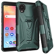 Rome Tech TCL A3/Ion Z Dual-Layer Holster Case - Teal