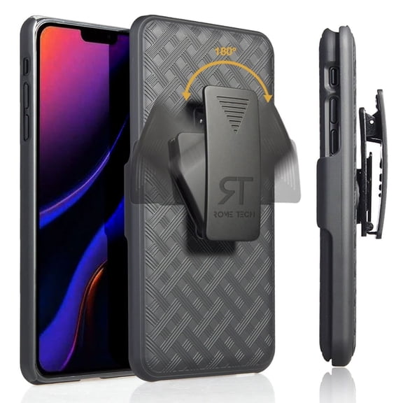 Rome Tech Google Pixel 4a 5G Shell Holster Combo Case With Belt clip