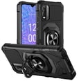 thumbnail image 1 of Rome Tech Nokia C210 Heavy Duty Armor Case - Black, 1 of 7