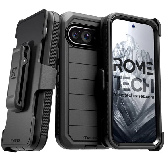 Rome Tech Google Pixel 8 Pro Holster Case - Black