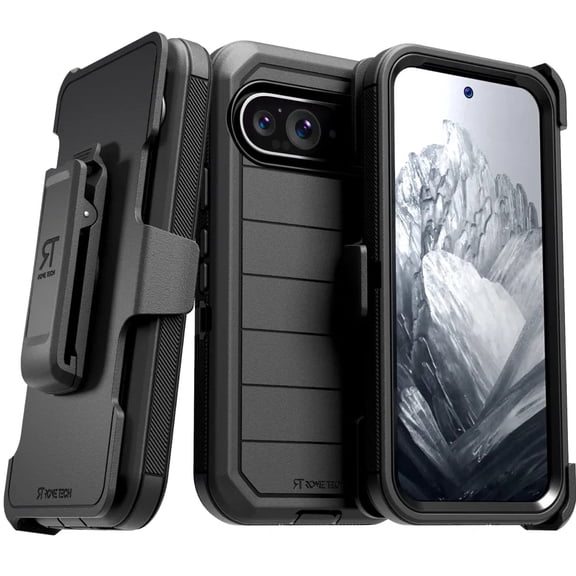 Rome Tech Google Pixel 8 Pro Holster Case - Black