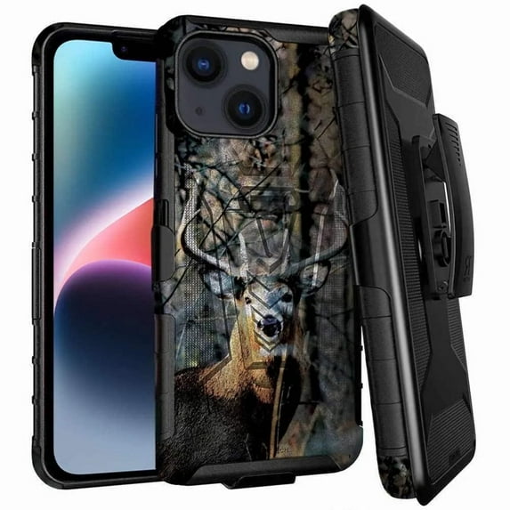 Rome Tech iPhone 14 Holster Case - Camo Deer