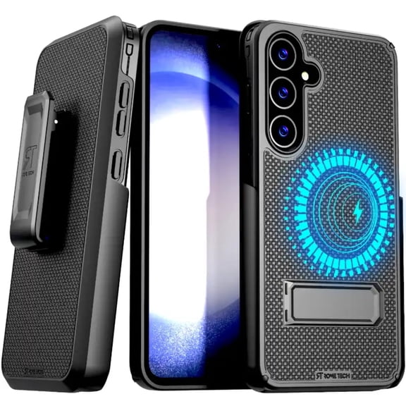 Rome Tech Samsung Galaxy S24 Plus Belt Clip Holster - Black