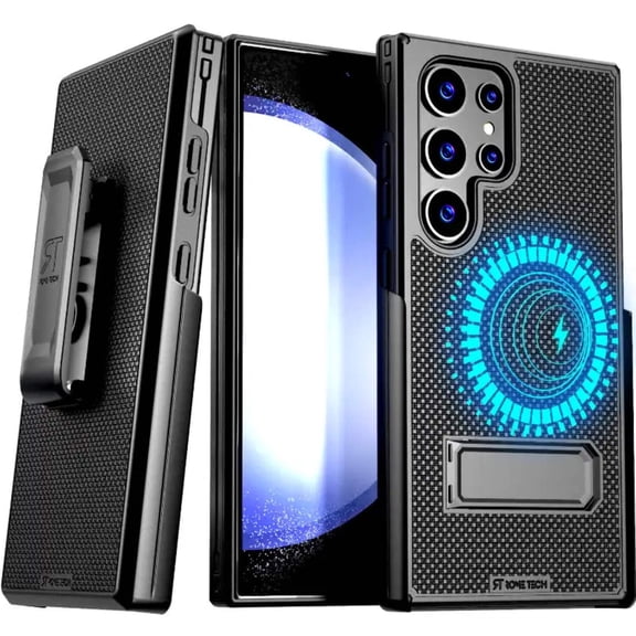 Rome Tech Samsung S24 Ultra Belt Clip Case - Black