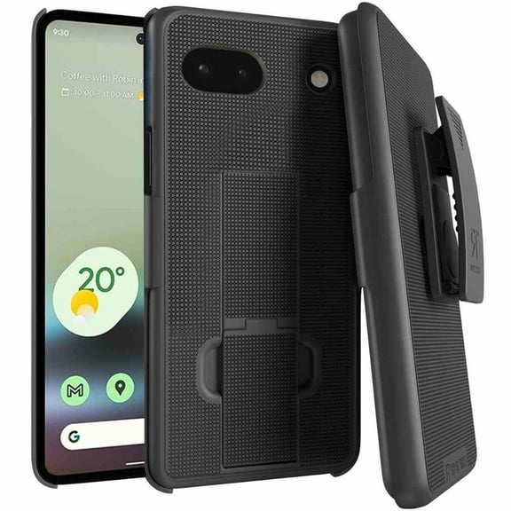 Rome Tech Shell Holster Combo Case for Google Pixel 6a With Belt clip