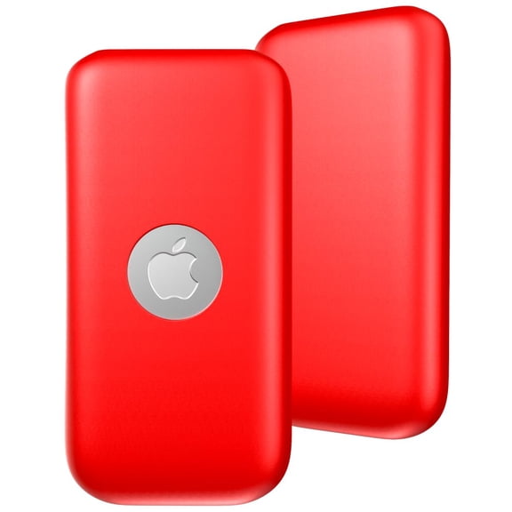 Rome Tech Vision Pro Battery Case: Apple Vision Pro Battery Holder with Protective Silicone Cover, Battery Bag - Red