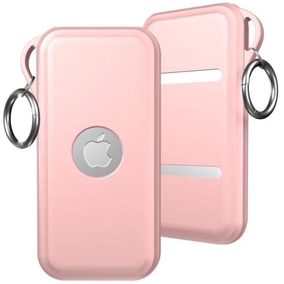 Rome Tech Vision Pro Battery Case with Ring: Apple Vision Pro Battery Holder with Protective Silicone Cover, Battery Bag - Pink