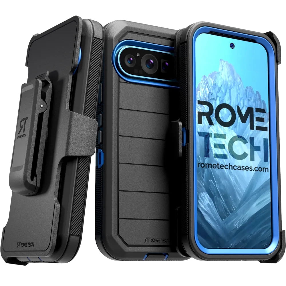 Rome Tech for Google Pixel 9 Pro XL (2024) Case with Belt Clip Holster ...