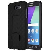 For Samsung Galaxy J3 (2017) Shell Holster Combo Case - Black