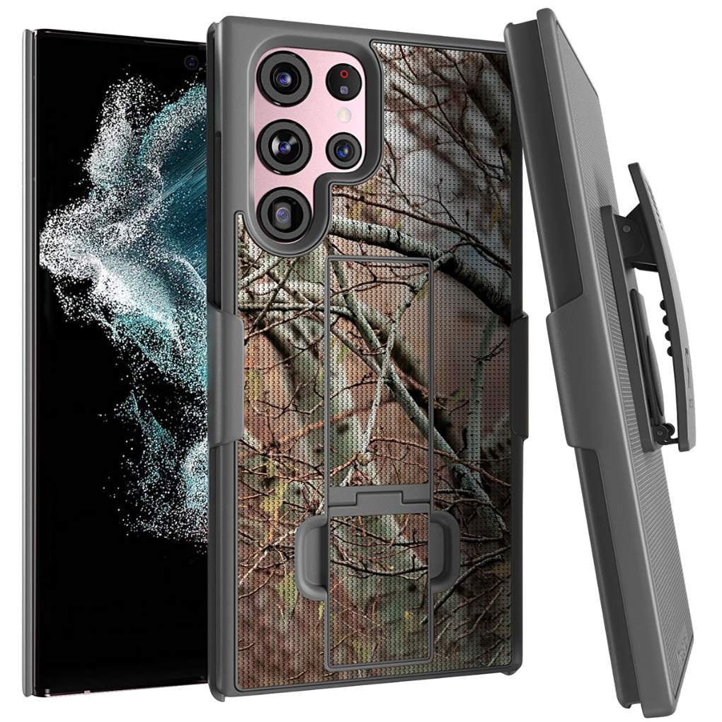 Rome Tech Samsung Galaxy S23 Ultra Shell Holster Combo - Camo Tree ...