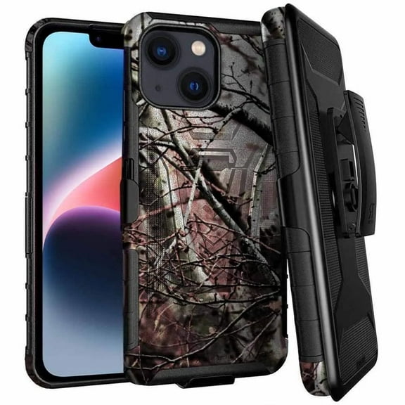 Rome Tech iPhone 14 Holster Case - Camo Tree