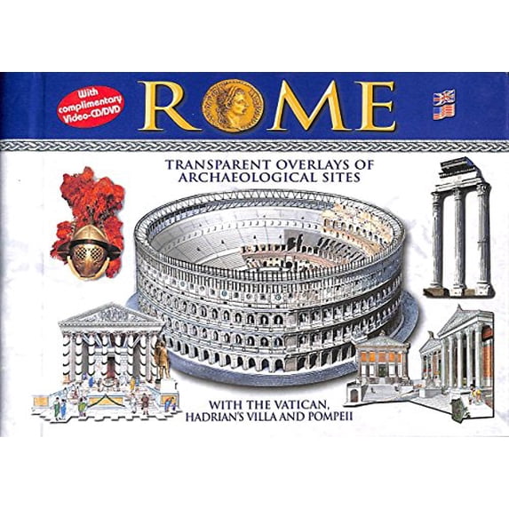 Pre-Owned Rome: Transparent Overlays of Archaeological Sites with the Vatican, Hadrian's Villa and Pompeii (Hardcover) 8887894736 9788887894738