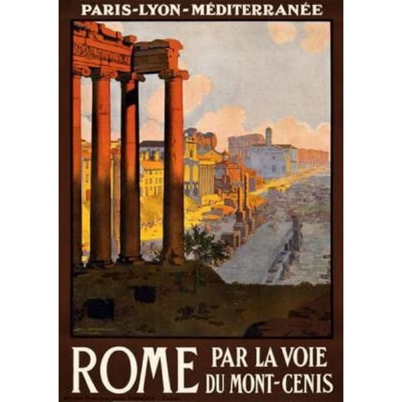 Rome Travel Art Poster 11inx17in Mini Poster 11x17 poster