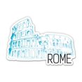 thumbnail image 1 of Rome Travel Coloseum - 8" Vinyl Sticker - For Car Laptop I-Pad - Waterproof Decal, 1 of 1