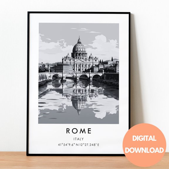 Rome Travel Print Italy Print Rome Travel Italy Rome Travel Prints Vatican Print Vatican Rome Wall Art
