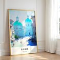 Wall Prints Rome Rome Travel Wall Art Print, Style Italian Cityscape Decor - Walmart.com