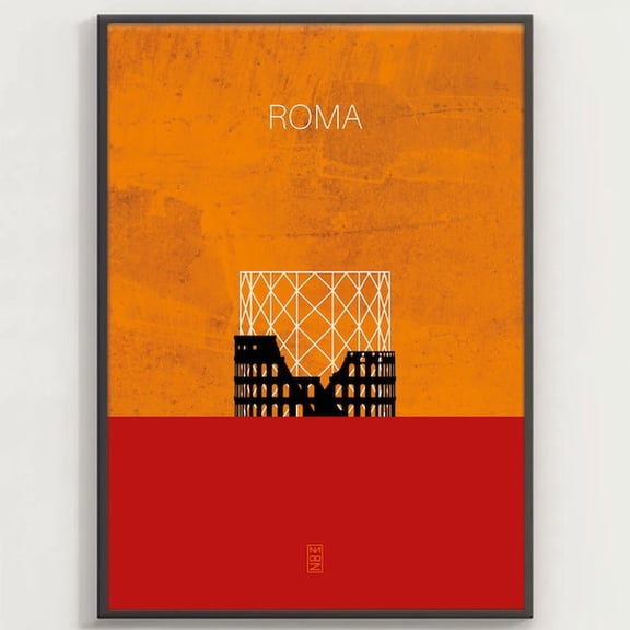 Rome- Wall Art Print, 8x12 UNFRAMED