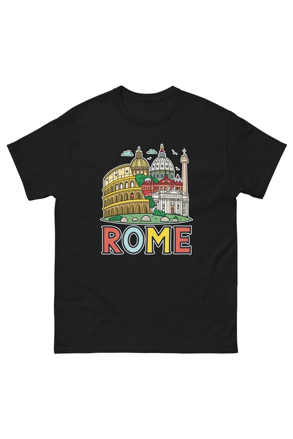 Rome World Travel Urban Area City T-Shirt