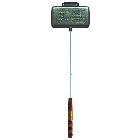 Rome Industries Double Pie Iron 1605 - Cast Iron, Steel and Wood Handles