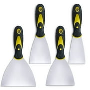 Romeda 2 in 3 in 4 in 5 in Stainless Steel Scraper Putty Knife, 4 Pieces