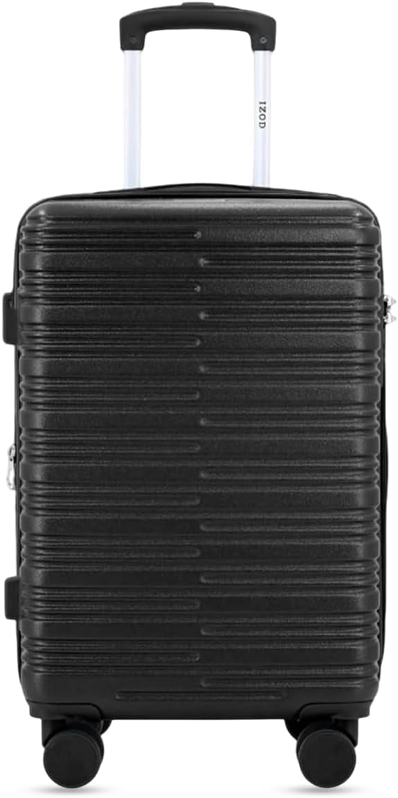 Romeo 20 Inch Carry-On Expandable Hardside Luggage, Black
