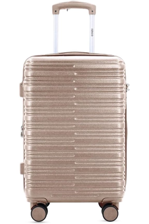 Romeo 20 Inch Carry-On Expandable Hardside Luggage, Rose Gold