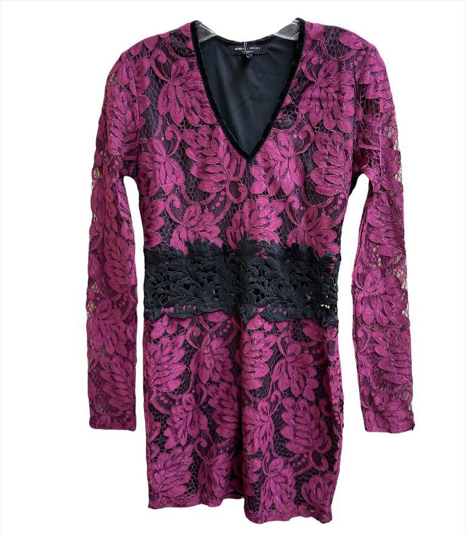 burgundy and black lace dress Perdita Lace Dress – Retrofete