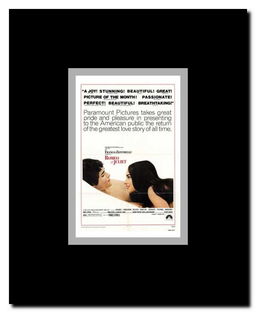 Romeo Juliet Framed Movie Poster