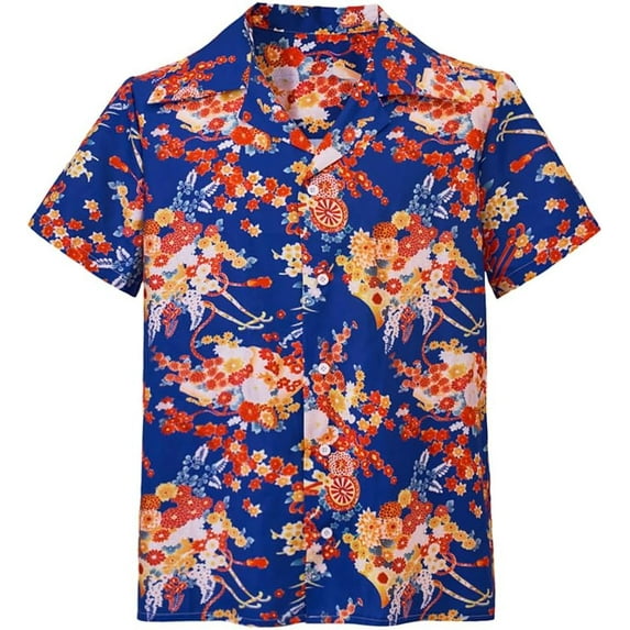 Romeo Shirt Men's Romeo and Juliet Shirt Button Down Floral Beach Shirts Hawaiian Short Sleeve