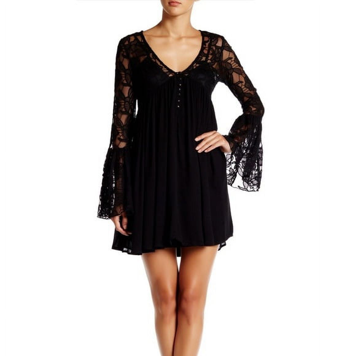 Romeo and Juliet BLACK Women's Illusion Mesh Lace L/S A-line Mini Dress, S - Walmart.com Romeo and Juliet BLACK Women's Illusion Mesh Lace L/S A-line Mini Dress, S - Walmart.com