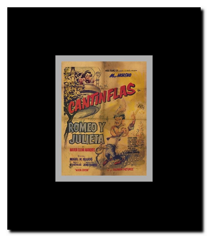 Romeo and Juliet Framed Movie Poster