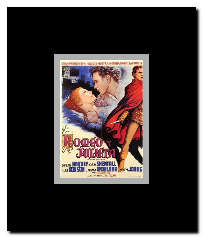 Romeo and Juliet Framed Movie Poster