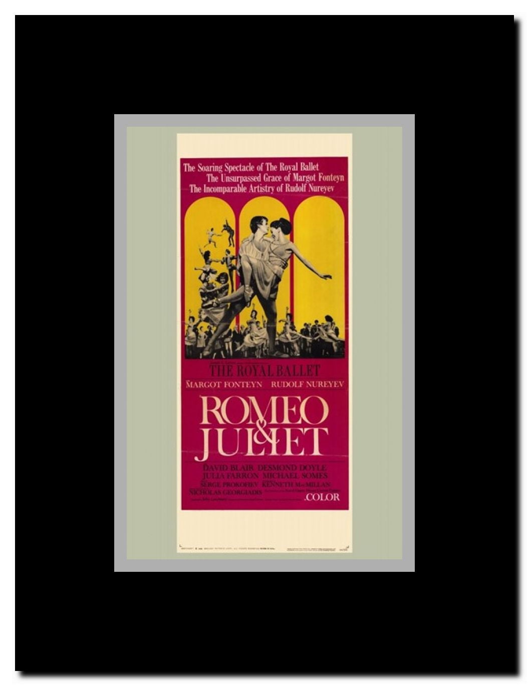 Romeo and Juliet Framed Movie Poster