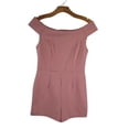 thumbnail image 1 of Romeo and Juliet ROSE TAN Women's Off Shoulder Mini Romper, L, 1 of 3