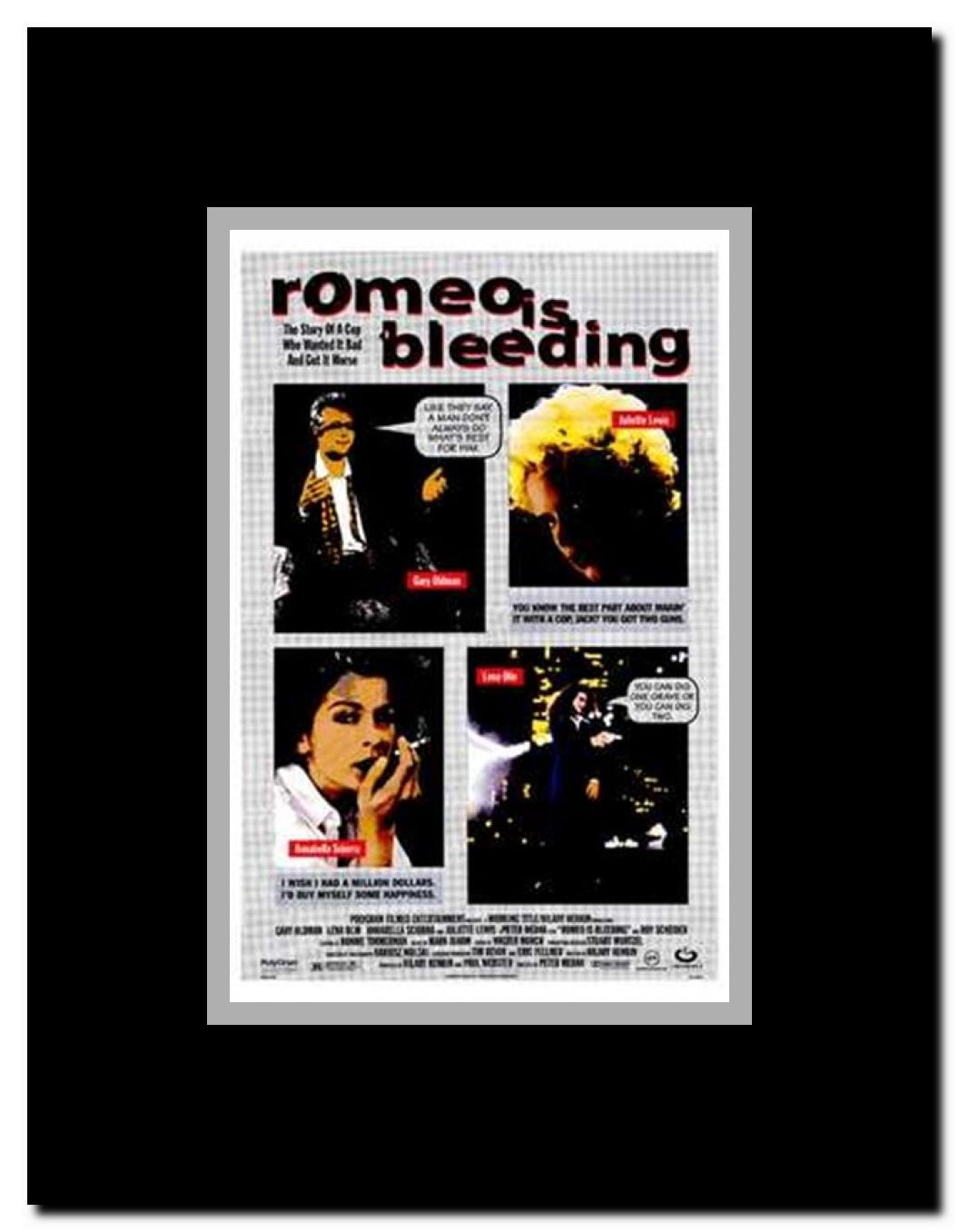 Romeo is Bleeding Framed Movie Poster