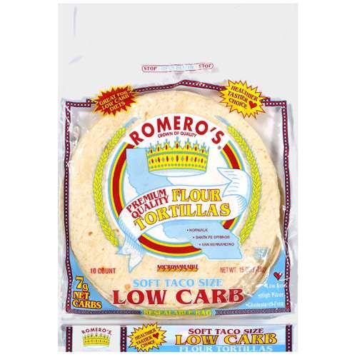 Romero's Low Carb Flour Tortillas, 15 Oz