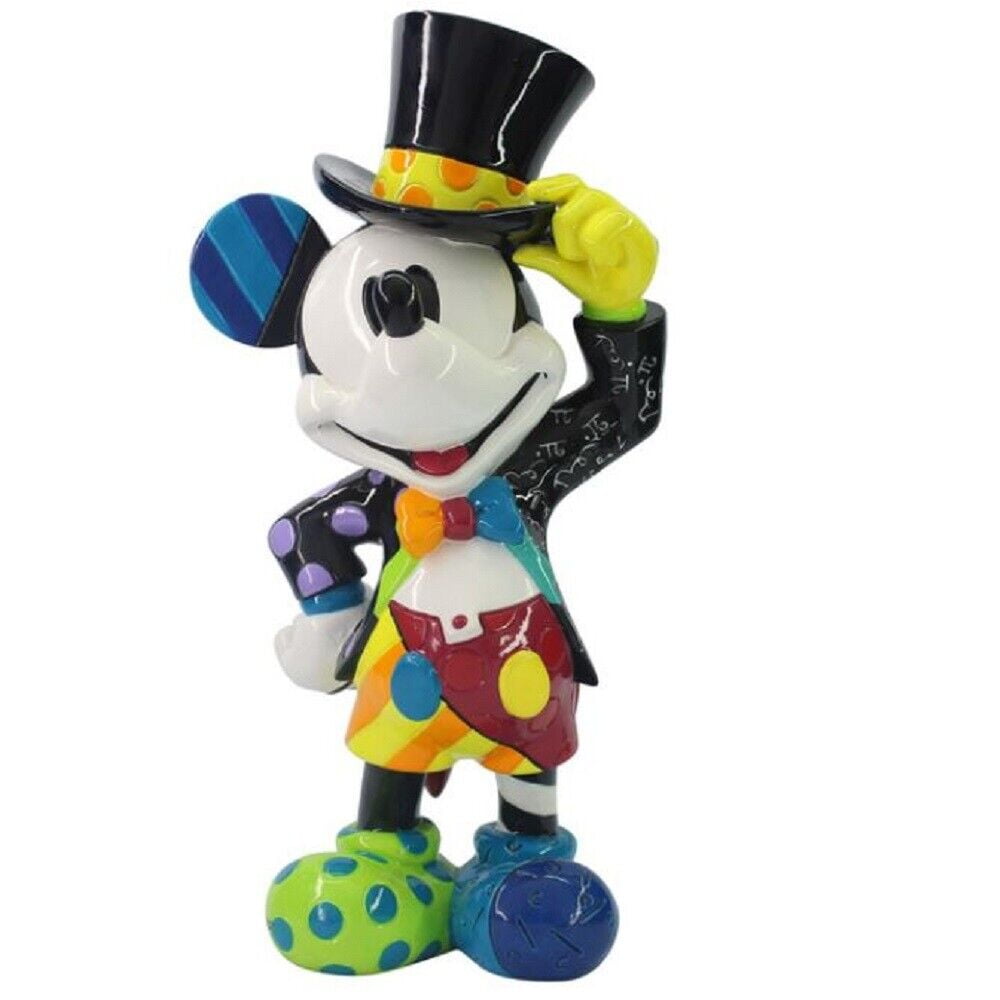 Romero Britto Disney Mickey Mouse with Top Hat Figurine 6006083 