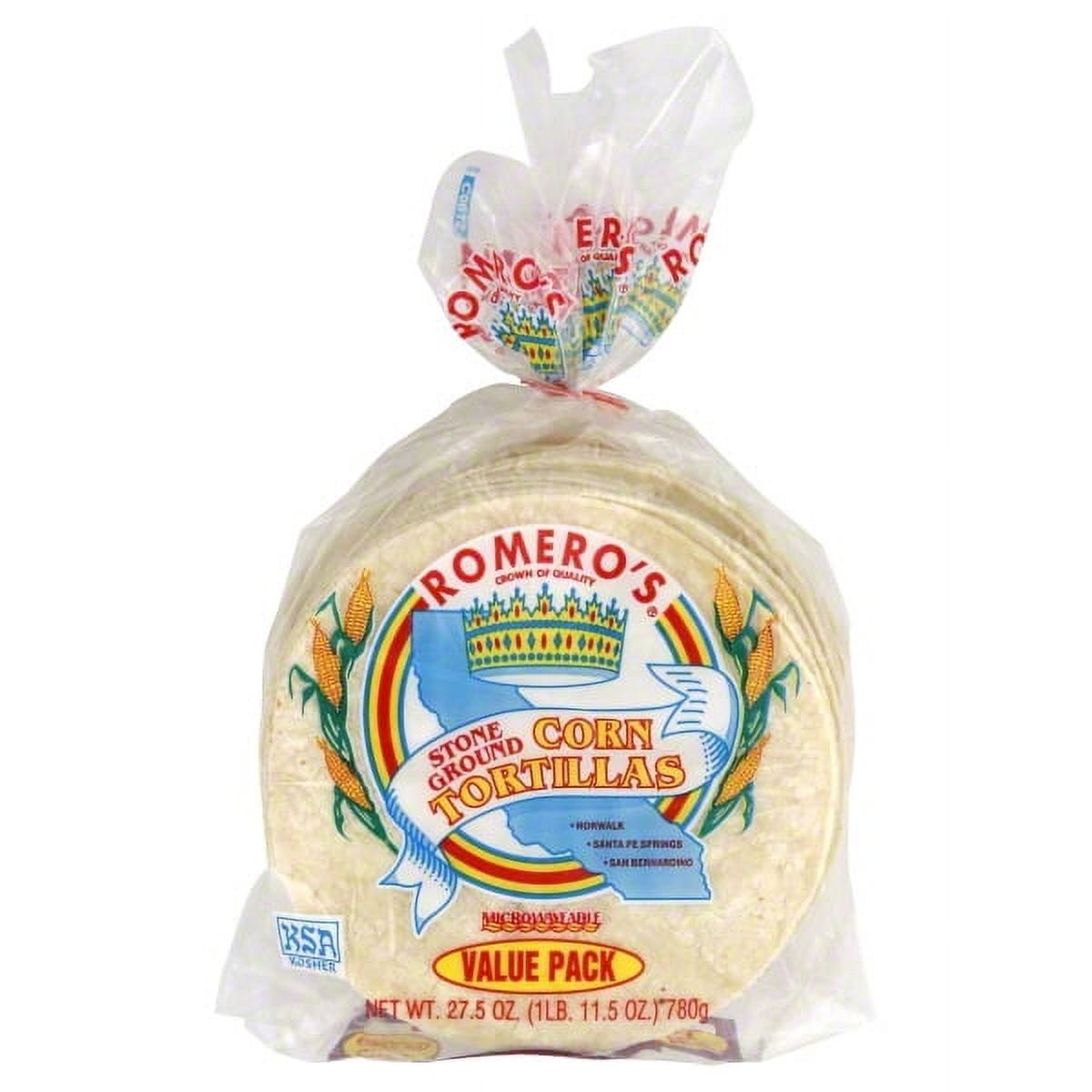 Romeros Food Products Corn Tortillas, 30 Count, 27.5 oz