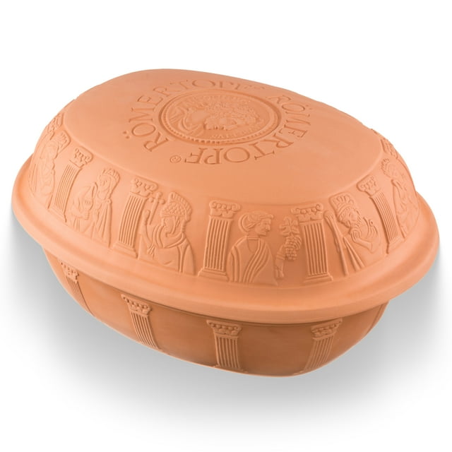 Romertopf Clay Roaster NonStick Dutch Oven Healthy Clay Pot