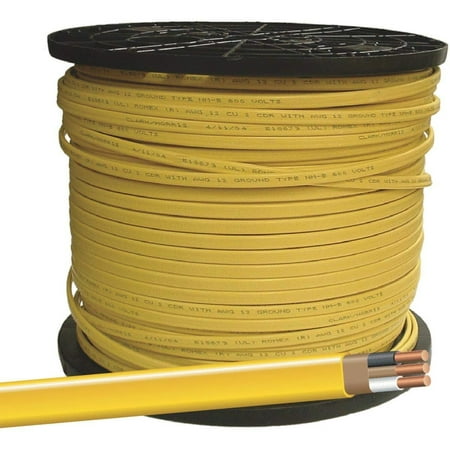 Romex Nm-B Non-Metallic Sheathed Cable With Ground, 12/2, 1000 Ft. Per Roll
