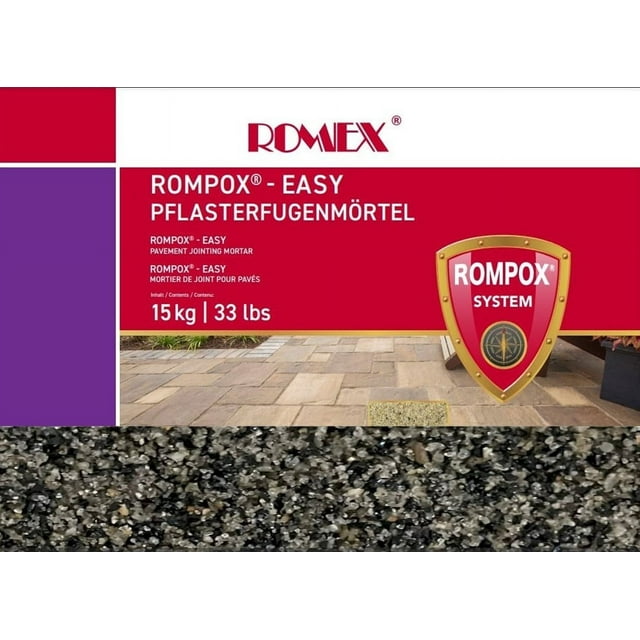 Romex Rompox Easy BASALT COLOR preMixed Permeable Joint Compound for